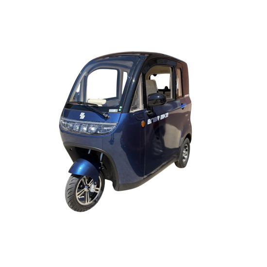 ENERBIKE TRIO CABIN 2.0 - elektrická trojkolka s uzavretou kabínou - 1kW 60V 58Ah, bez vodičského 25km/h